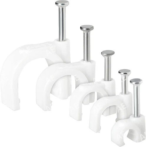 U Shaped 20mm PVC Saddle Clip